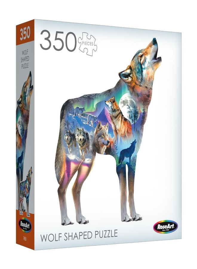 RoseArt - Big Shaped - Wolf II - 350 Piece Jigsaw Puzzle for Adults - Image 4